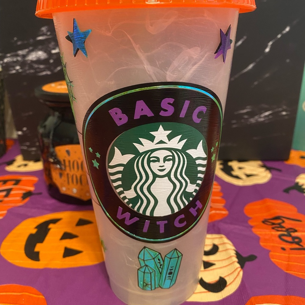 Basic Witch Tie-Dye Color Changing cup